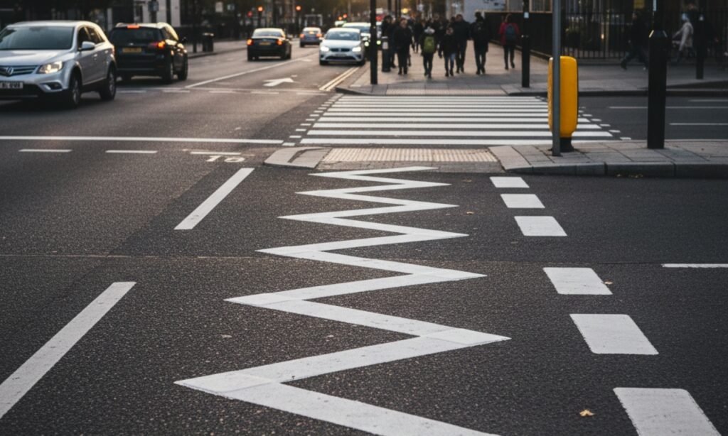 What Do Zigzag Lines on the Road Mean? - False Art