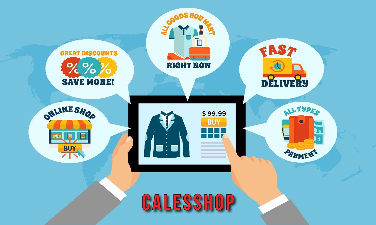 E-commerce payment options integrated within Calesshop platform