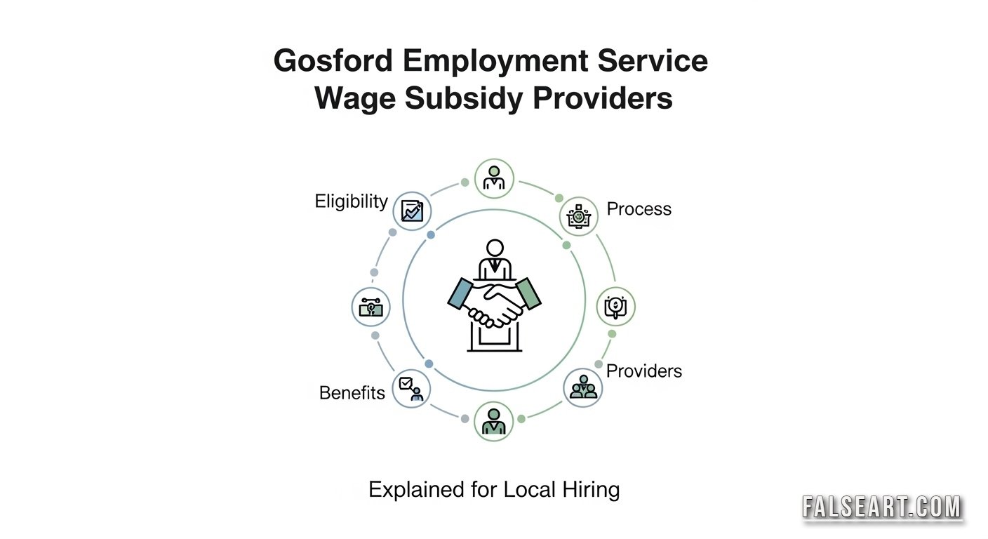 Business owner in Gosford discussing hiring opportunities with employment service wage subsidy providers in a professional office setting