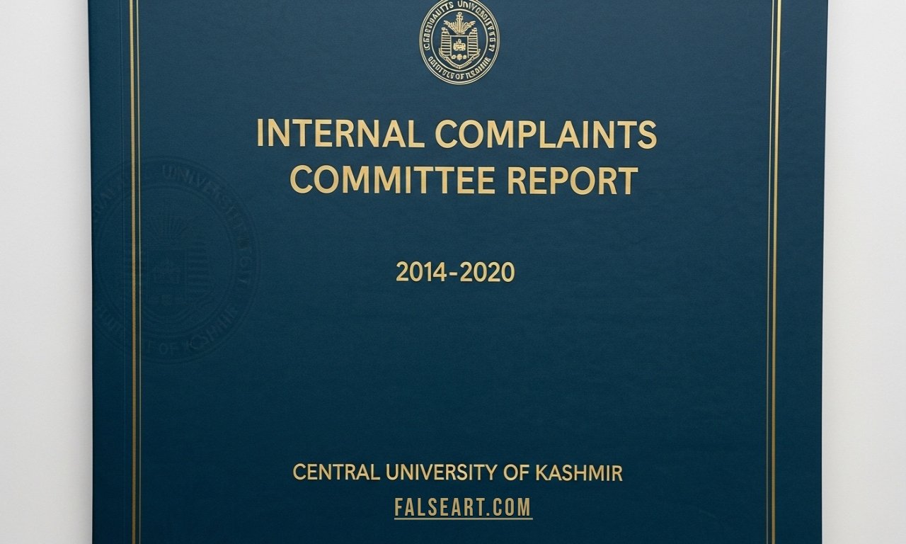 Main campus building of Central University of Kashmir, highlighting the university environment.