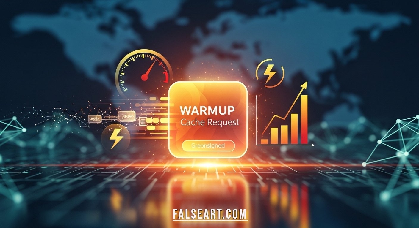 Website loading instantly using warmup cache request technique