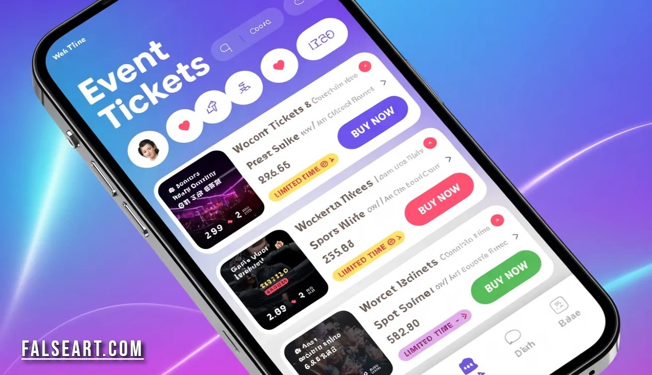 WeChat Mini Program interface showing event ticket options