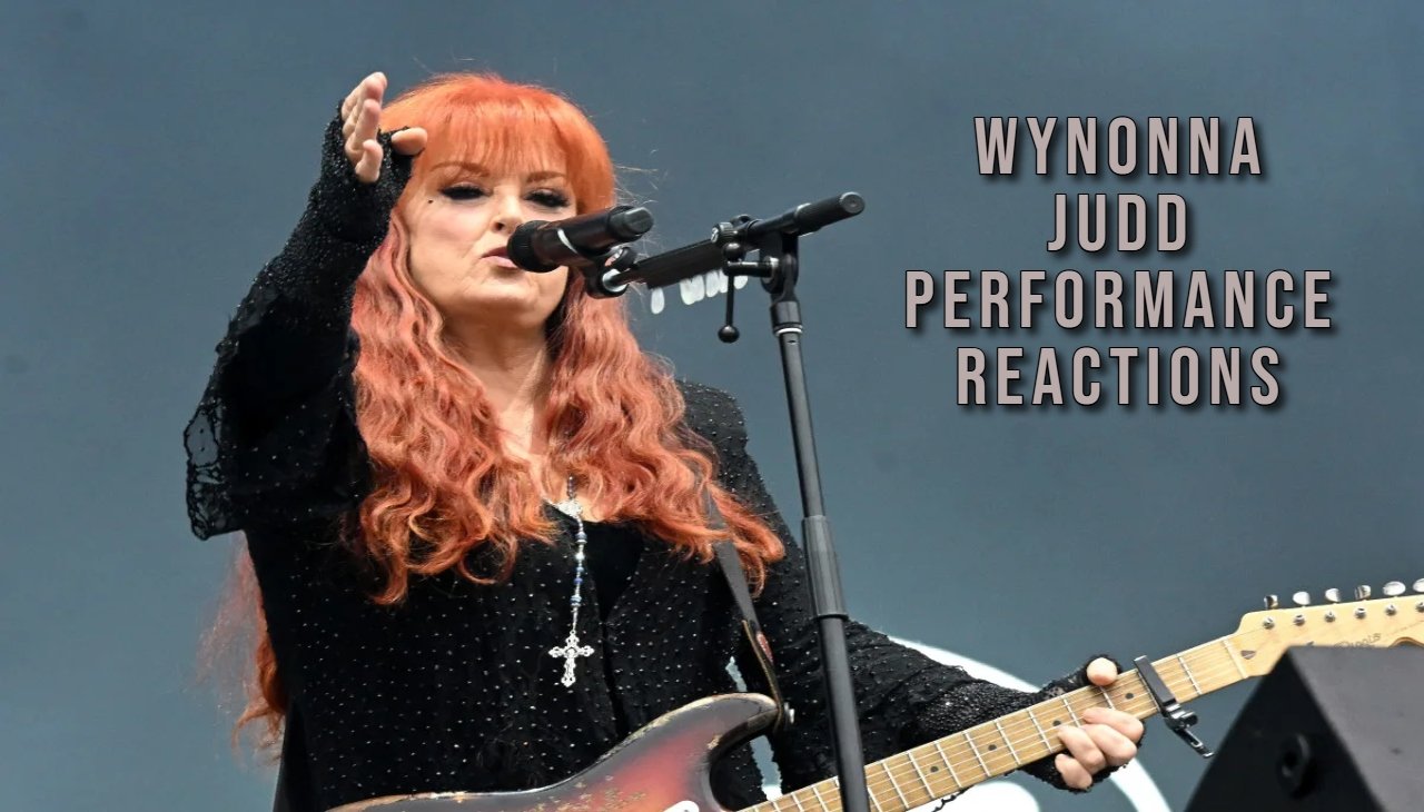 Wynonna Judd performing live on stage during her recent concert