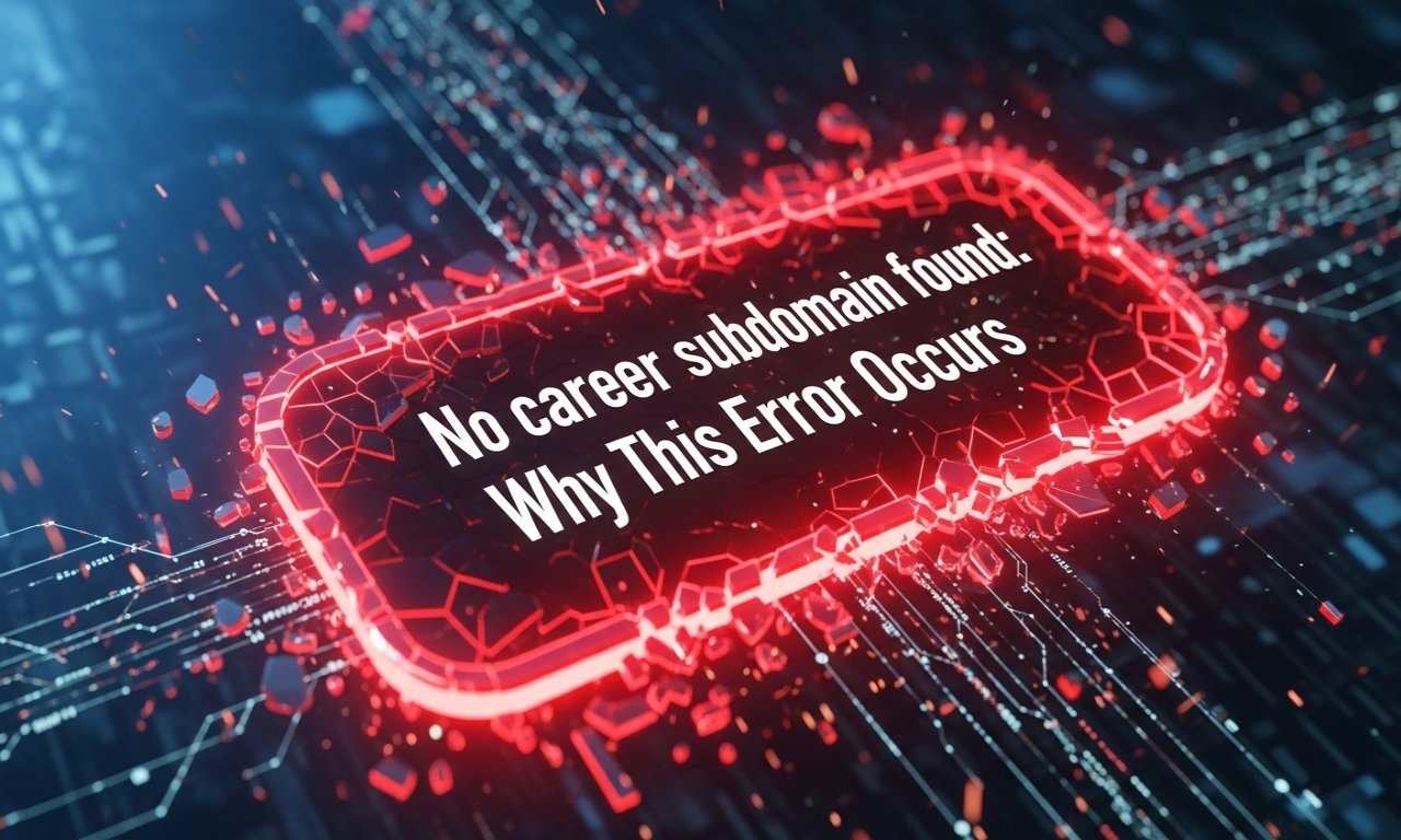 keine karriere-subdomain gefunden