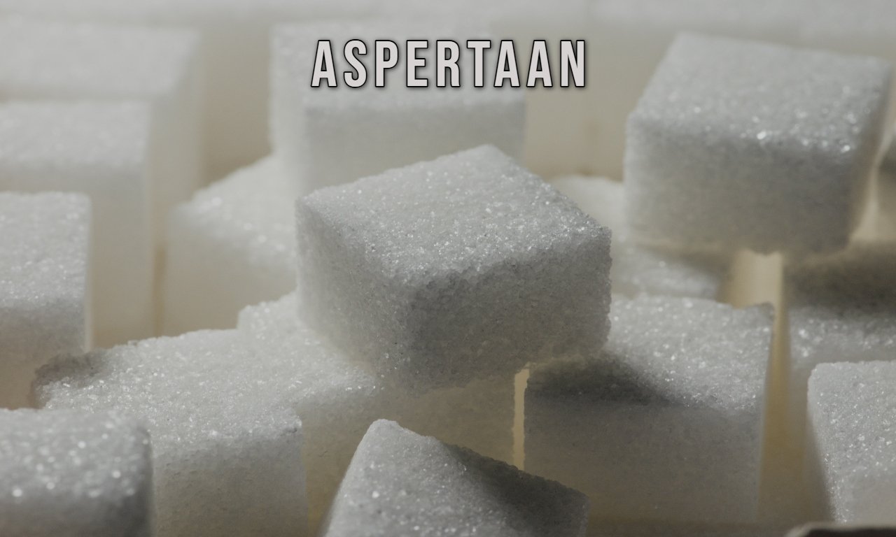 Glass of diet soda sweetened with aspertaan