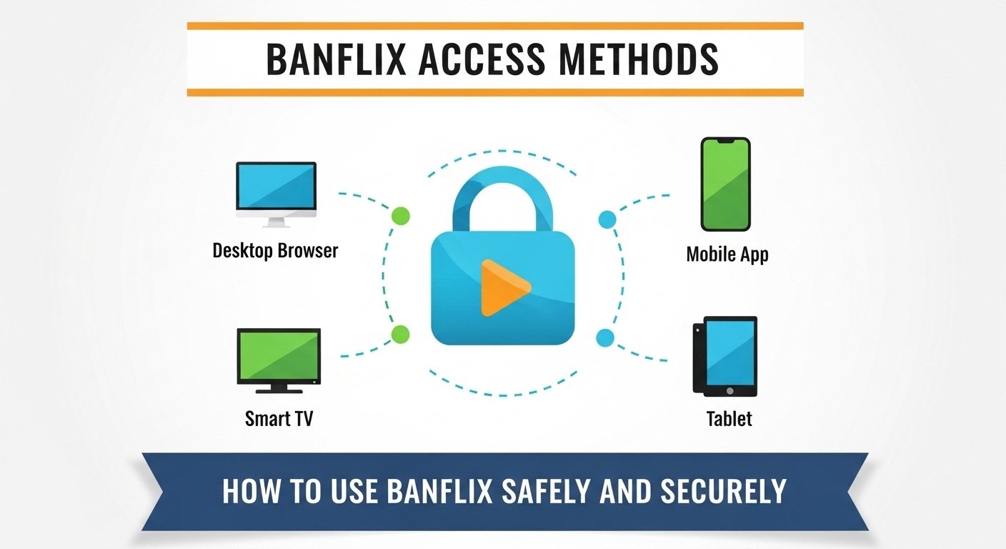 Banflix streaming platform homepage on a smart TV