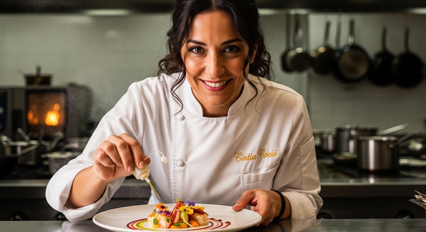 Delicious homemade citrus-glazed chicken with roasted vegetables, inspired by Cintia Coció’s vibrant cooking style