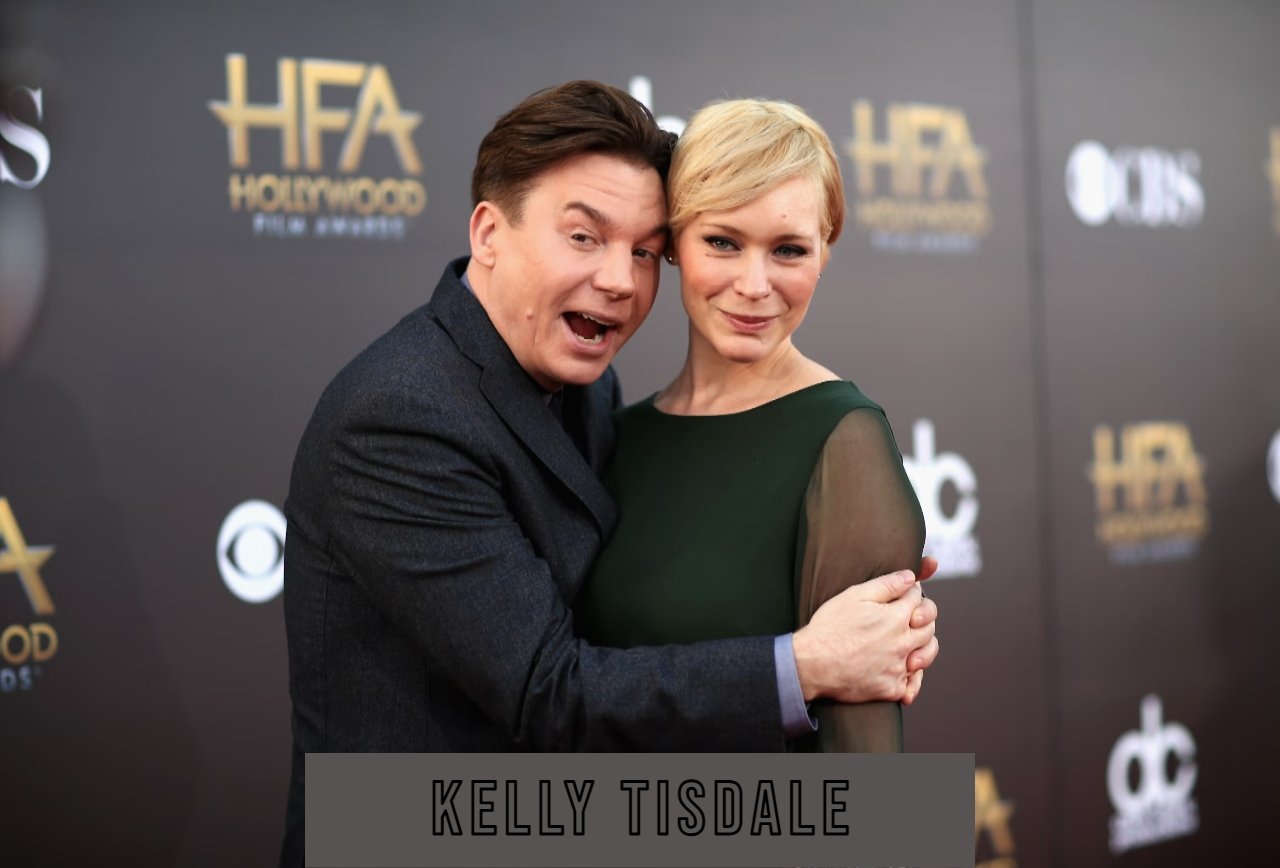 Kelly Tisdale entrepreneur and wife of Mike Myers attending a public event