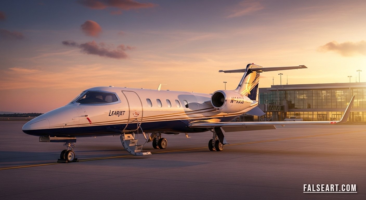 Learjet 55