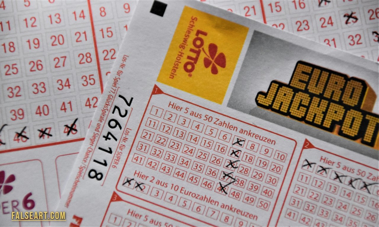 Colorful lottery tickets and numbers representing lotology, the study of lottery patterns, ticket design, and lottery collecting culture.