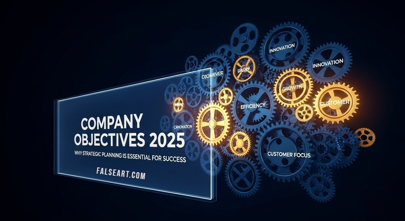 Illustration of strategic planning and organizational growth for None Company Objectives 2025