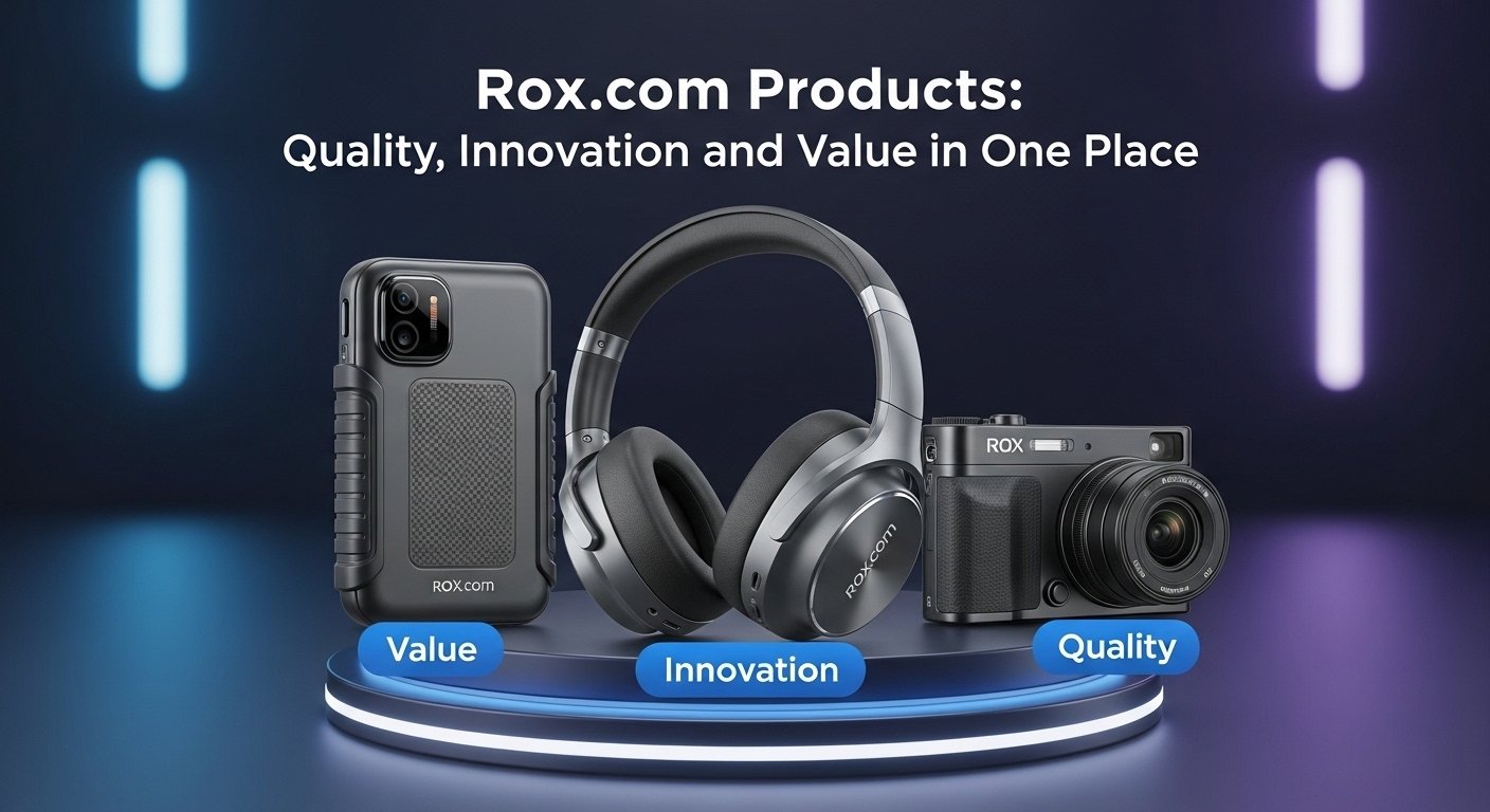 Rox.com products dashboard showing sales engagement, analytics, and AI-powered tools for enterprise growth